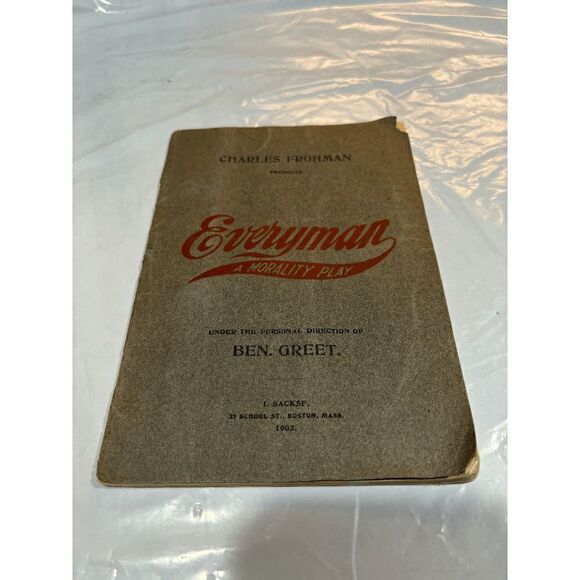 Everyman: being a moralle playe of the XV centurie Play 1903 in Boston - Picture 1 of 7